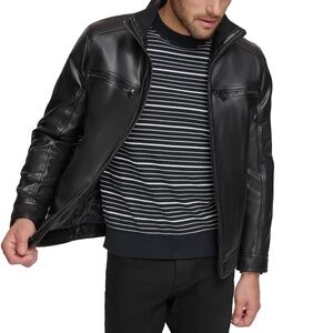 Calvin Klein Men's Faux Leather Jacket